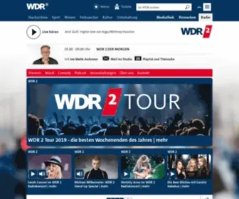 WDR2.de(WDR 2) Screenshot