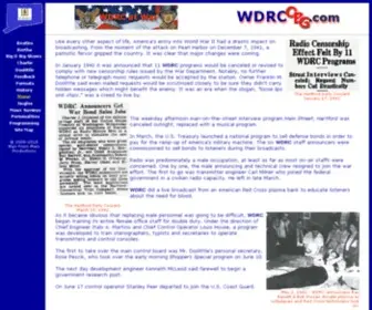 WDrcobg.com(The history of WDRC Hartford (5/23/20)) Screenshot