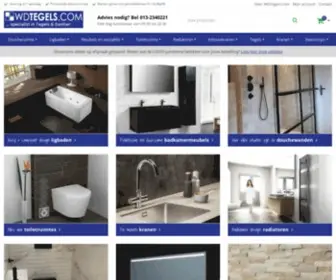 Wdtegels.com(Sanitair, badkamer, vloer) Screenshot
