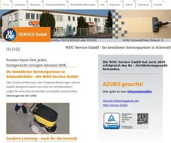 Wdu-Service-GMBH.de(Reinigung und mehr) Screenshot