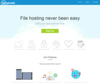 Wdupload.com(Simple file sharing and storage) Screenshot