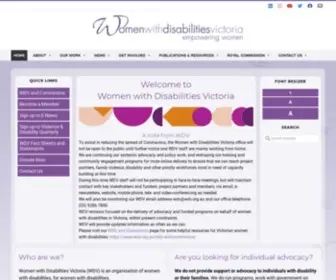 WDV.org.au(Women with Disabilities Victoria) Screenshot