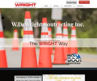 WDwright.com(Traffic Control Services) Screenshot