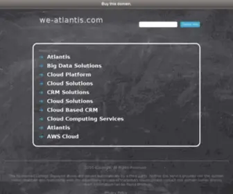 WE-Atlantis.com(Atlantis Group) Screenshot