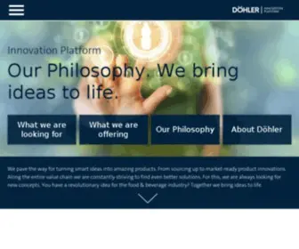 WE-Bring-Ideas-TO-Life.com(DÖHLER) Screenshot