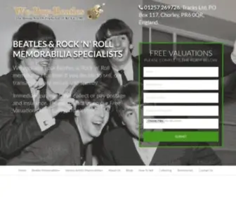 WE-Buy-Beatles.com(Beatles Autographs & Memorabilia) Screenshot