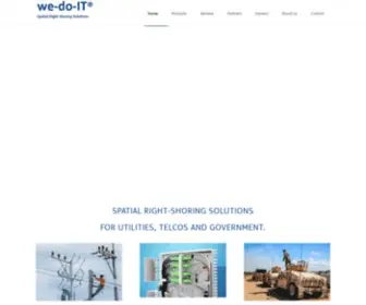 WE-DO-IT.com(Spatial Enterprise Solutions) Screenshot