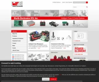 WE-ICS.com(Supplier of Intelligent Power and Control Systems in the US market) Screenshot