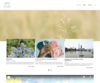 WE-Live.fr(We live) Screenshot