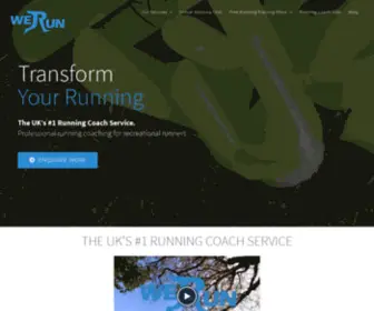 WE-Run.co.uk(Running Coach) Screenshot