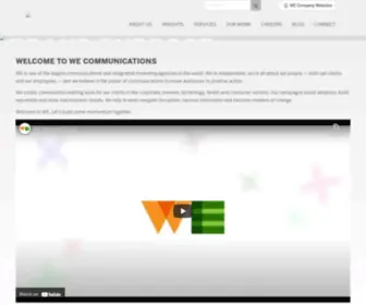 WE-Worldwide.com.au(WE Communications) Screenshot