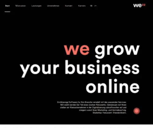 WE22.com(WE 22) Screenshot