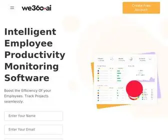 WE360.ai(Award Winning Employee Monitoring Software) Screenshot