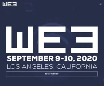 WE3Summit.com(Engage) Screenshot