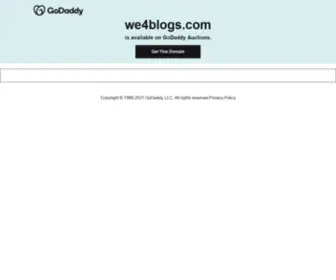 WE4Blogs.com(Blogger) Screenshot