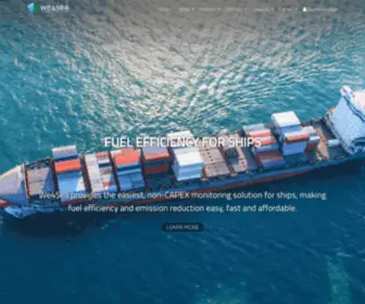 WE4Sea.com(Efficiency solutions for ships) Screenshot