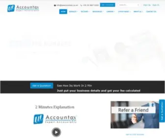 Weaccountax.co.uk(Online Cheap Accountants in UK London) Screenshot
