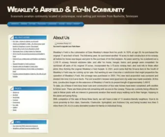 Weakleysfield.com(Weakley’s Field) Screenshot