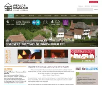 Wealddown.co.uk(Weald and Downland Living Museum) Screenshot