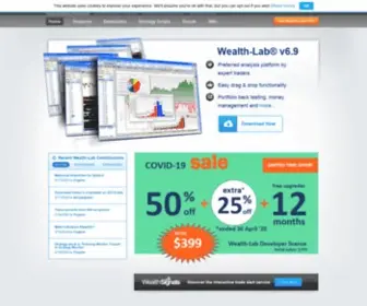 Wealth-Lab.com(Backtest and Auto) Screenshot