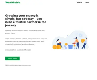 Wealthable.in(Grow your wealth confidently) Screenshot