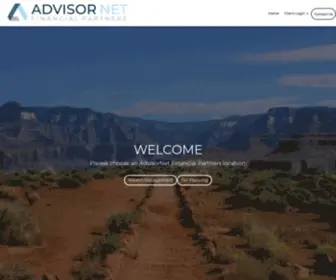 Wealthadv4U.com(AdvisorNet Financial Partners) Screenshot