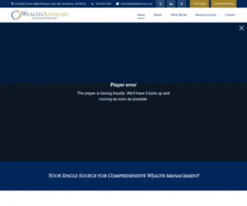 Wealthadvisorsinc.com(Wealth Advisors) Screenshot