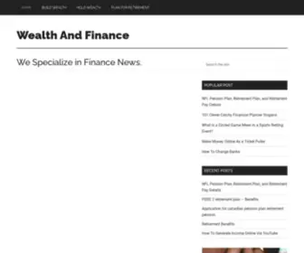 Wealthandfinance.net(Finance News) Screenshot