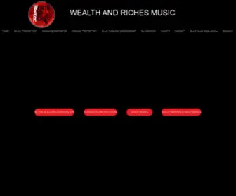 Wealthandrichesmusic.com(Wealth and riches) Screenshot