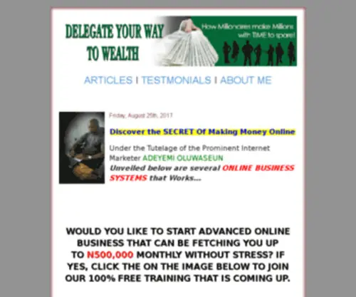 Wealthcreationtip.com(WCT) Screenshot