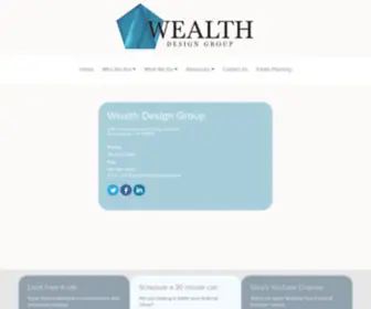 Wealthdesigngroup.com(Wealth Design Group) Screenshot