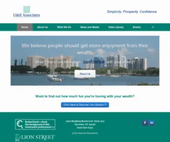 Wealthenjoyment.com(Udell Associates) Screenshot