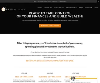 Wealthfluency.com(Wealth fluency) Screenshot