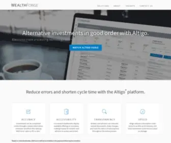 Wealthforge.com Screenshot
