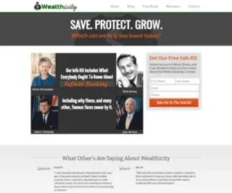 Wealthicity.com(Wealthicity Save Smart Retire Rich) Screenshot