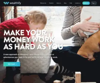 Wealthify.com(Wealthify) Screenshot