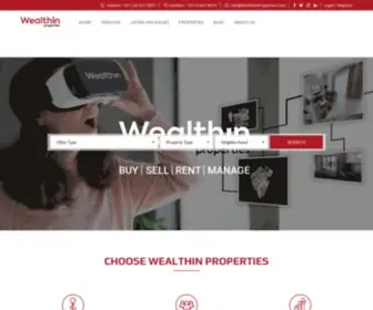 Wealthinproperties.com(Wealthin Properties) Screenshot