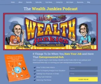 WealthJunkies.com(The Wealth Junkies Podcast) Screenshot