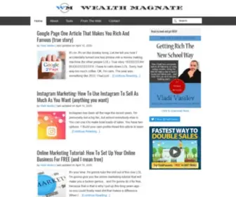 Wealthmagnate.com(Wealth Magnate) Screenshot