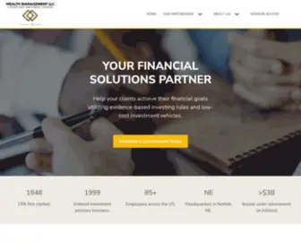 Wealthmanagement.info(Wealth Management services for advisors and CPA's) Screenshot