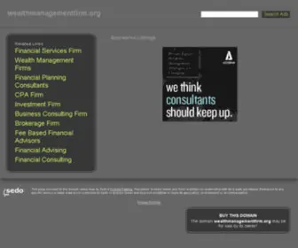 Wealthmanagementfirm.org(Wealth Management Firm) Screenshot