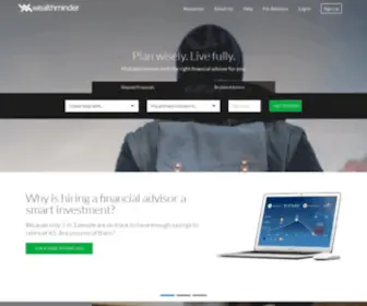 Wealthminder.com(Finance) Screenshot
