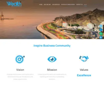 Wealthoman.com(National wealth for Business & Services) Screenshot