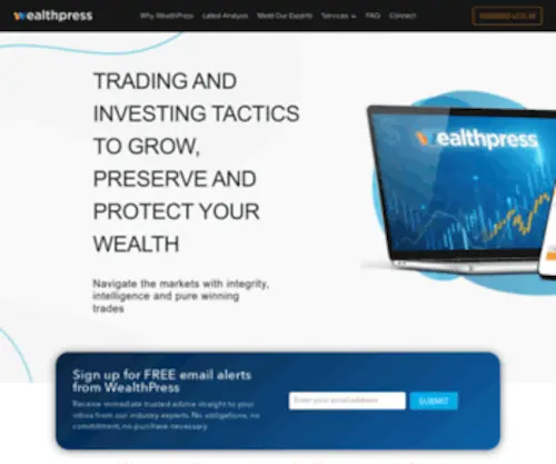 Wealthpress.com(Home) Screenshot