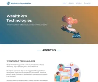 Wealthprotech.com(WealthPro Technologies) Screenshot