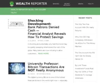 Wealthreporter.com(Wealth Reporter) Screenshot