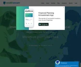 Wealthsecure.com(Financial Planning and Analysis) Screenshot