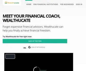 Wealthucate.com(Get Wealthy and Educated) Screenshot