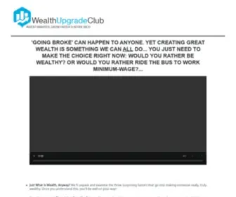 Wealthupgradeclub.com(Increase Wealth) Screenshot