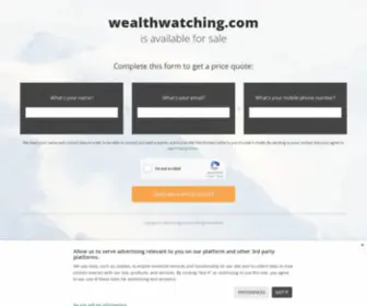 Wealthwatching.com(Wealth Watching) Screenshot